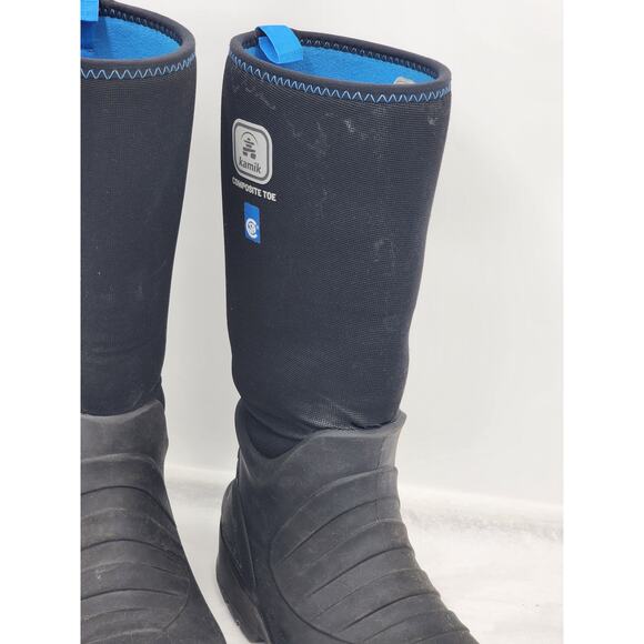 Kamik Boots Barrel V Mens 8 Composite Toe Waterproof Rubber Protective Footwear - Picture 15 of 16